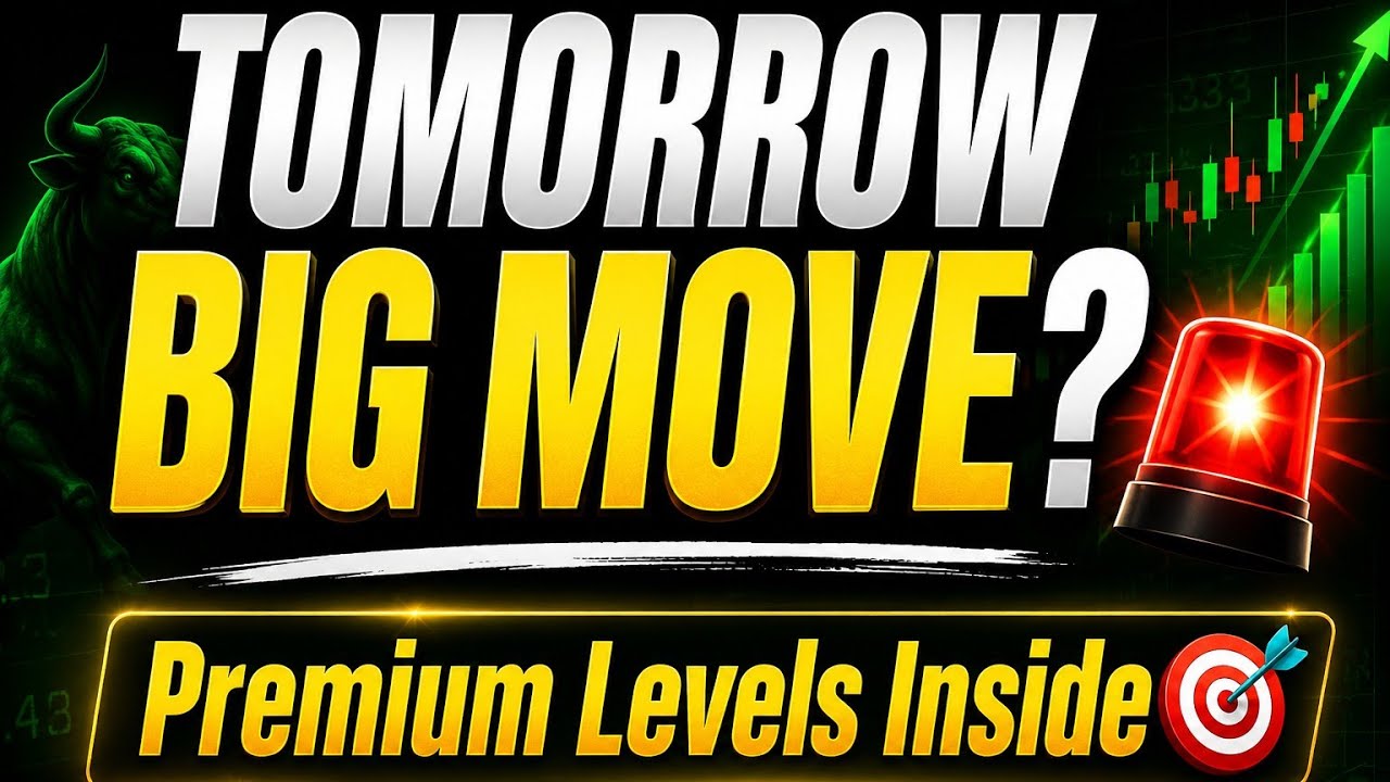 Nifty Tomorrow: Big Move Coming? 🚨 Premium Analysis & Prediction!