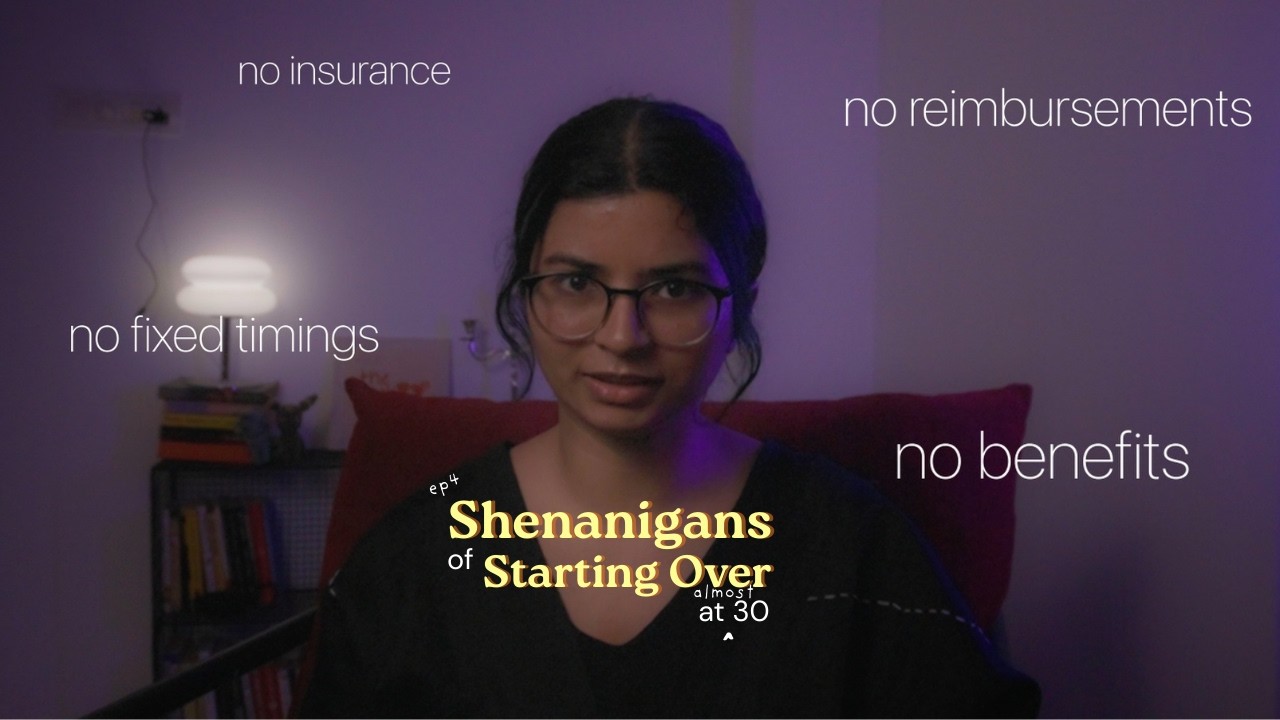 watch this before you quit your job to freelance.... | starting over at 30 ep 4