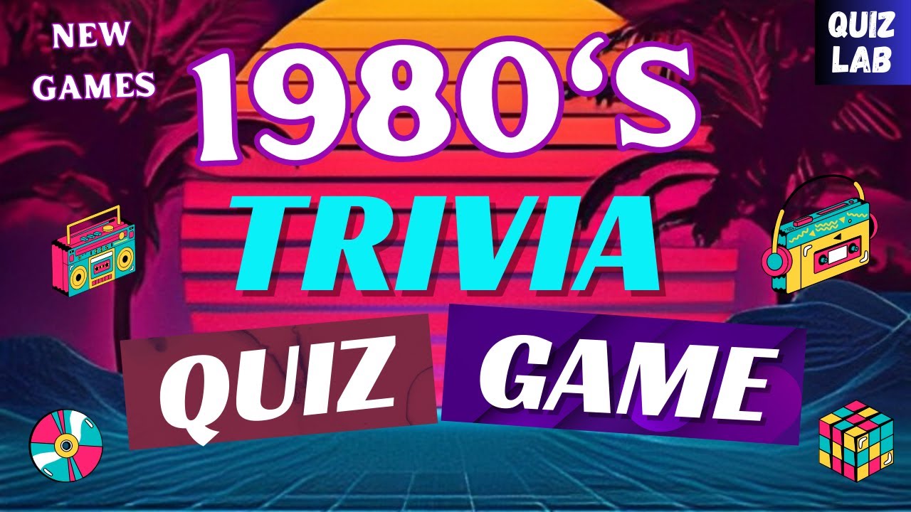 BRAND NEW 1980'S Trivia Quiz Game. FIRST For YouTube! GREAT Family Fun!
