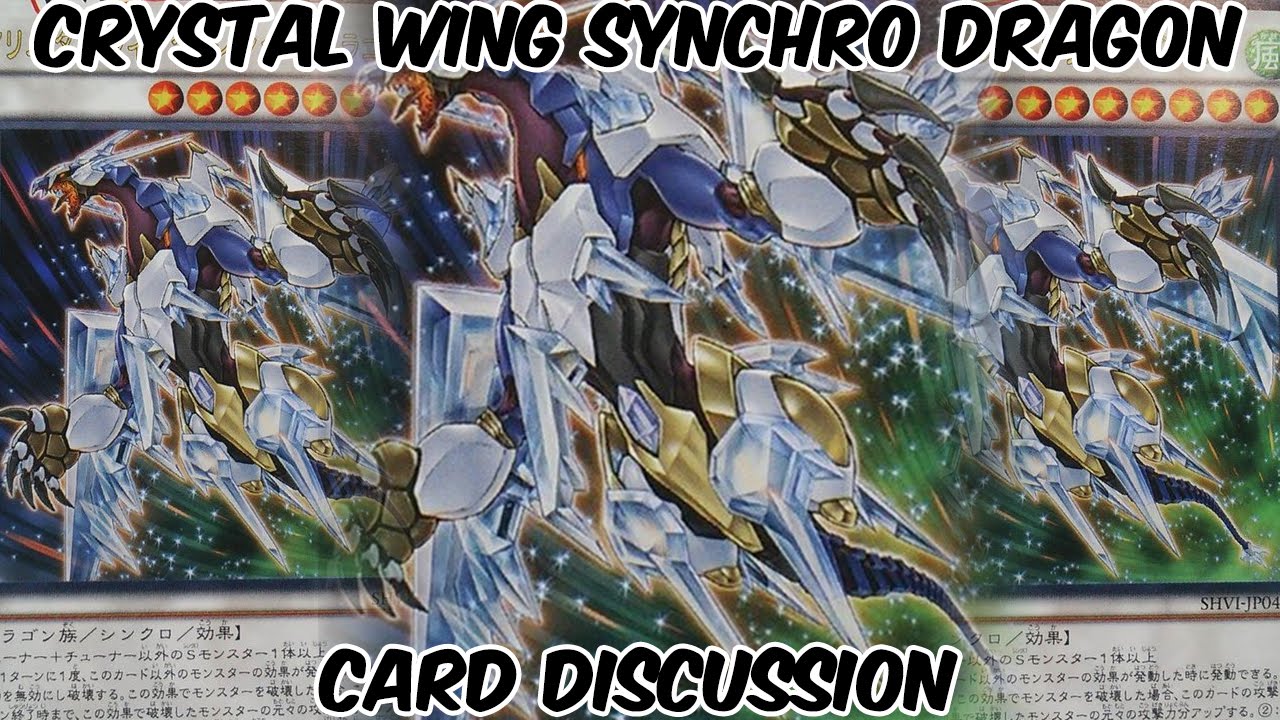 Crystal Wing Synchro Dragon Discussion - DO WANT!