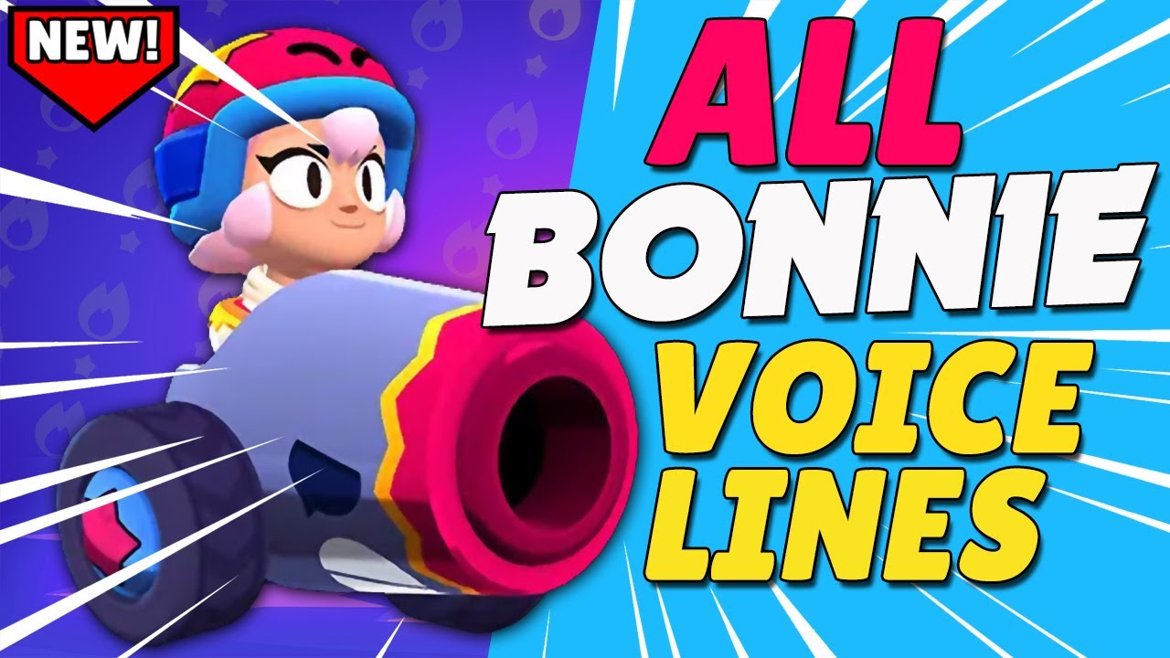 All Bonnie Voice Lines | Brawl Stars