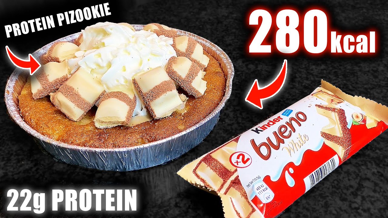 WHITE CHOCOLATE KINDER PIZOOKIE | Low Calorie, High Volume, Anabolic Cutting Dessert