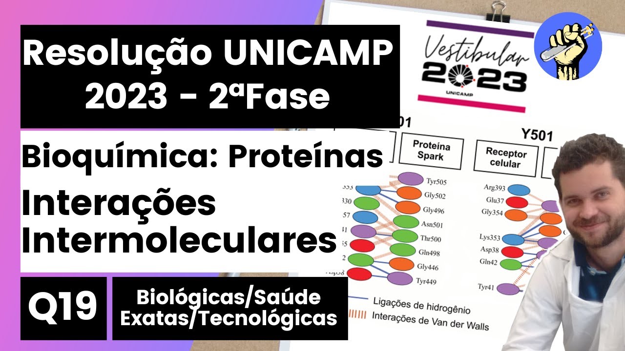 ✏️UNICAMP 2023 | Um estudo realizado em 2021 identificou que a troca de um dos aminoácidos da