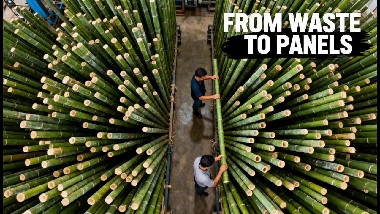 From Bamboo Stalk to Finished Product | Inside the Process #howitsmade #industrialprocess #bamboo