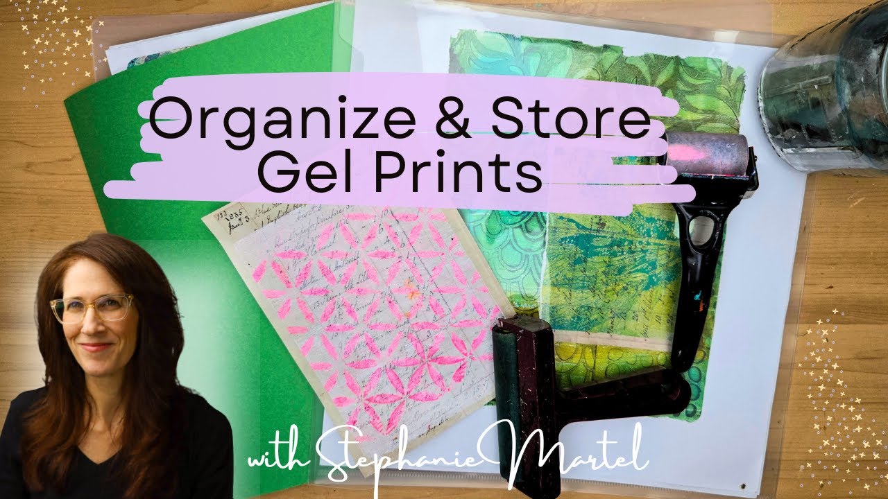 How To Organize And Store Gel Prints