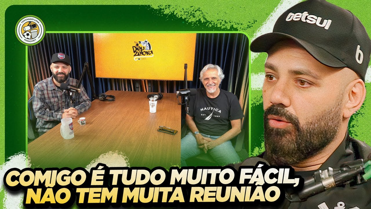 PARCERIA COM SORMANI NO &lsquo;DEU ZEBRA CAST&rsquo; (Alfinete)