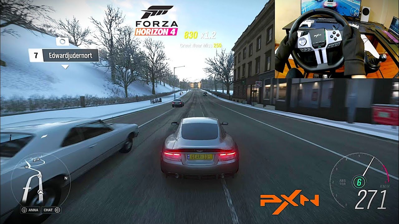 Aston Martin DBS 2008 James Bond edition / PXN V9 GEN 2 with shifter / Forza Horizon 4 Gameplay 