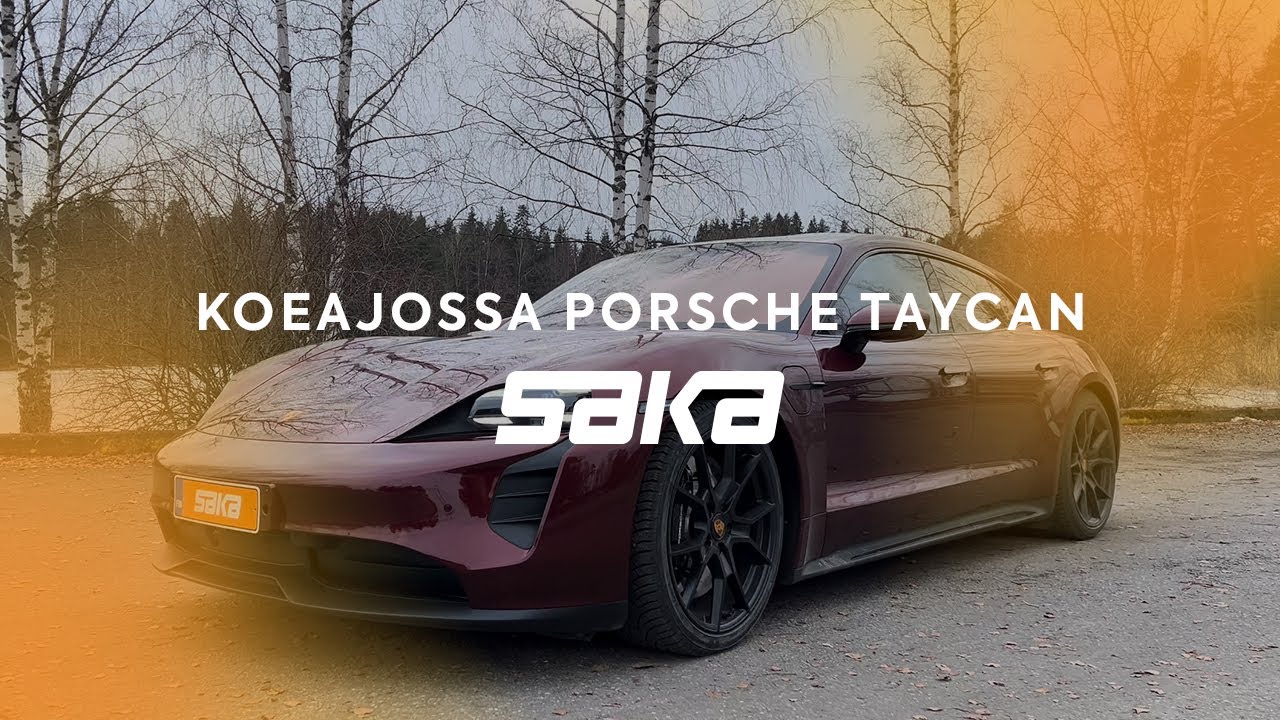 Porsche Taycan – Anniina Pohjonen koeajaa – Saka