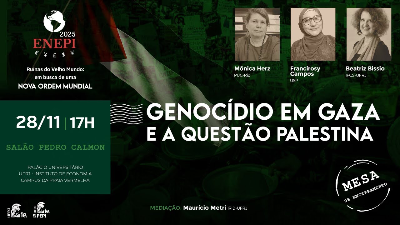 Genocídio em Gaza e a Questão Palestina