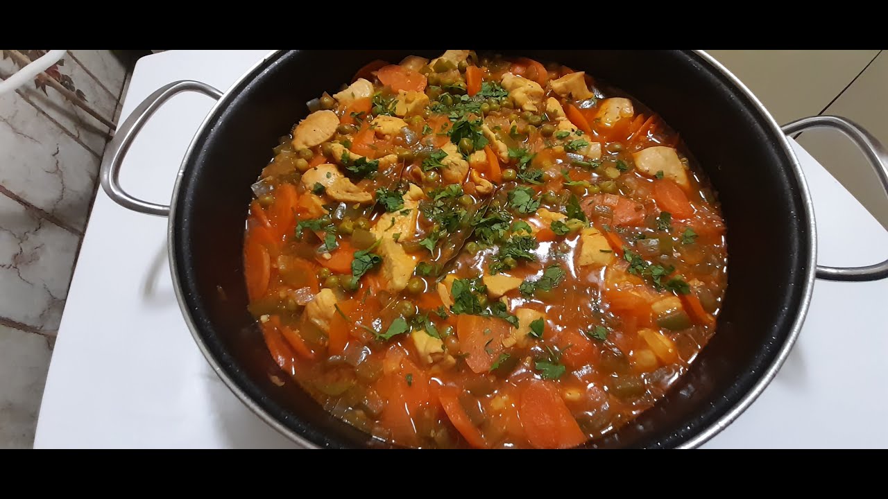 PECHUGA DE POLLO A LA JARDINERA / CHICKEN BREAST GARDENER STYLE´S RECIPE
