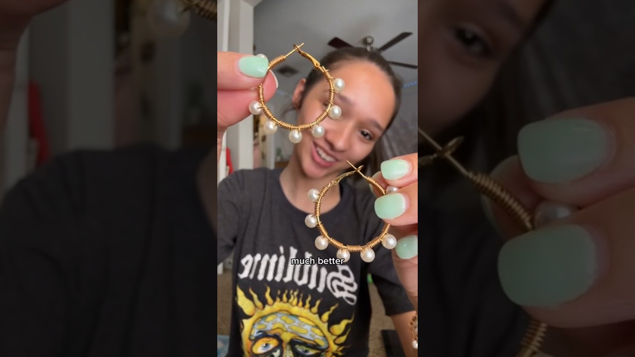 The Aphrodite Hoop Earrings! 💜🙌🏼