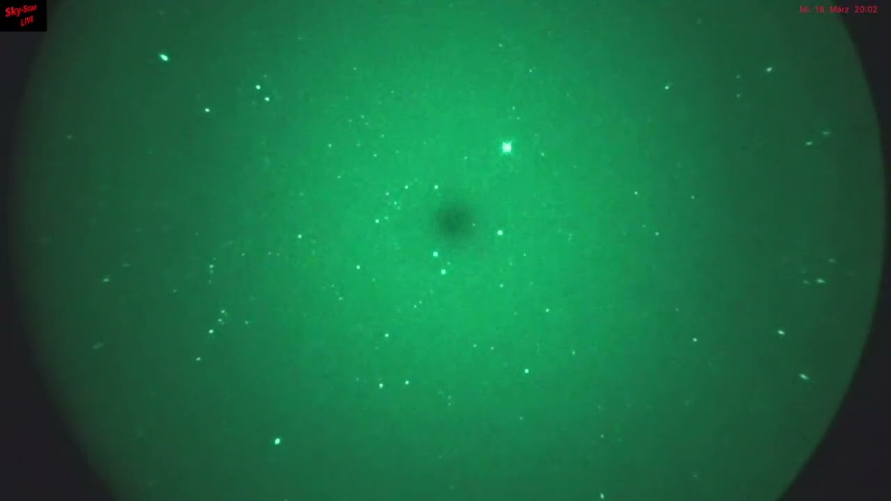 Meteor und Sternenhimmel  18.03.2026  Livestream .