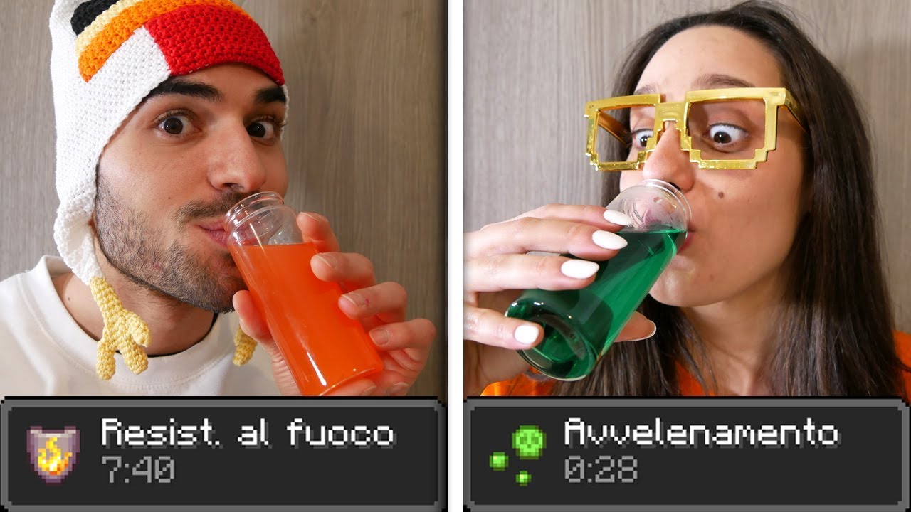 COME FARE LE POZIONI DI MINECRAFT NELLA VITA REALE!!