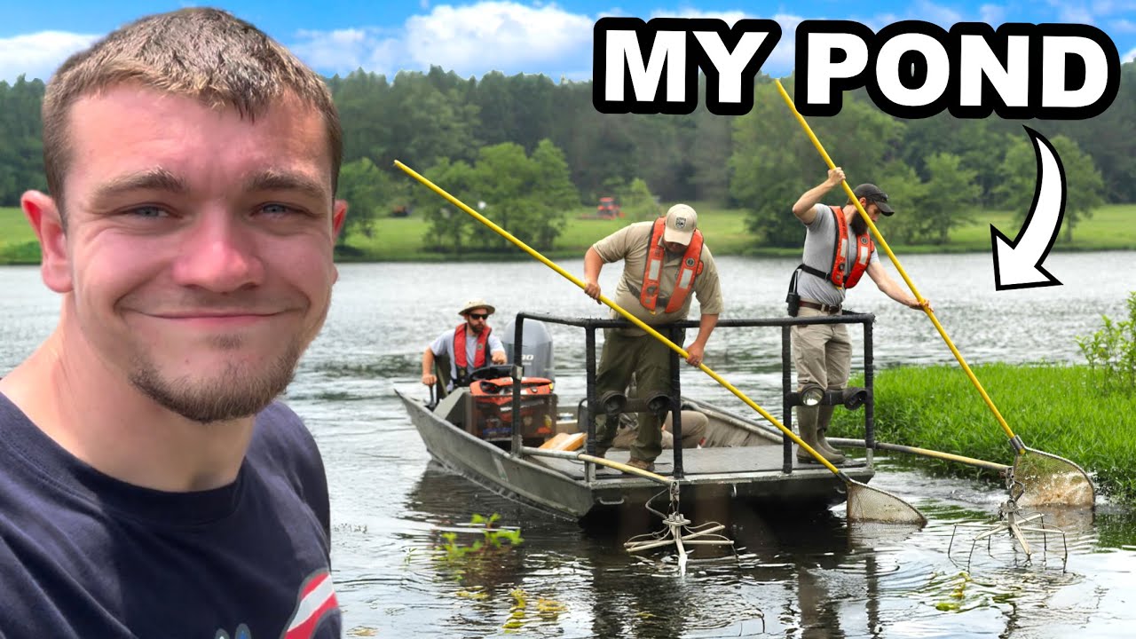 Electrofishing My Pond for the First Time!