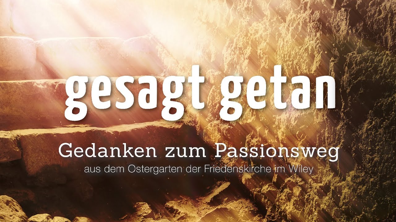 gesagt getan - Garten Gethsemane | Thomas Greiner