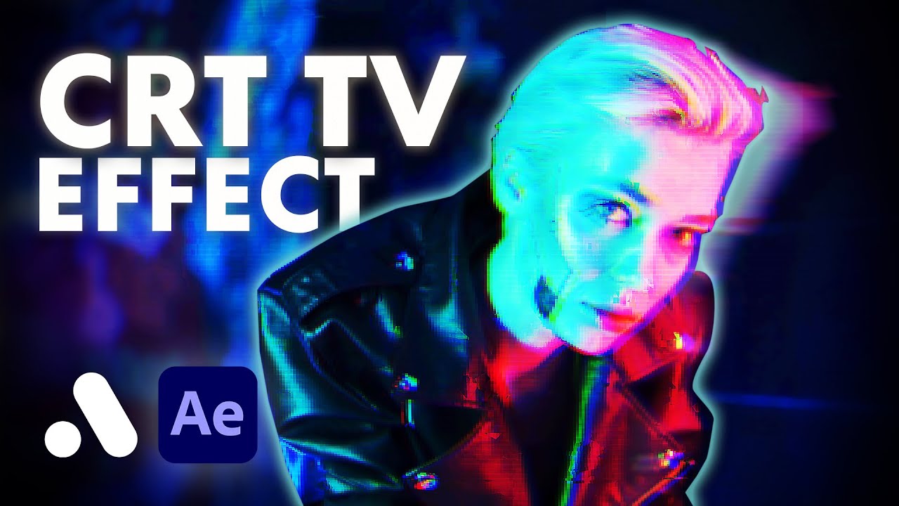 Как создать эффект ЭЛТ-телевизора в After Effects (без плагинов)