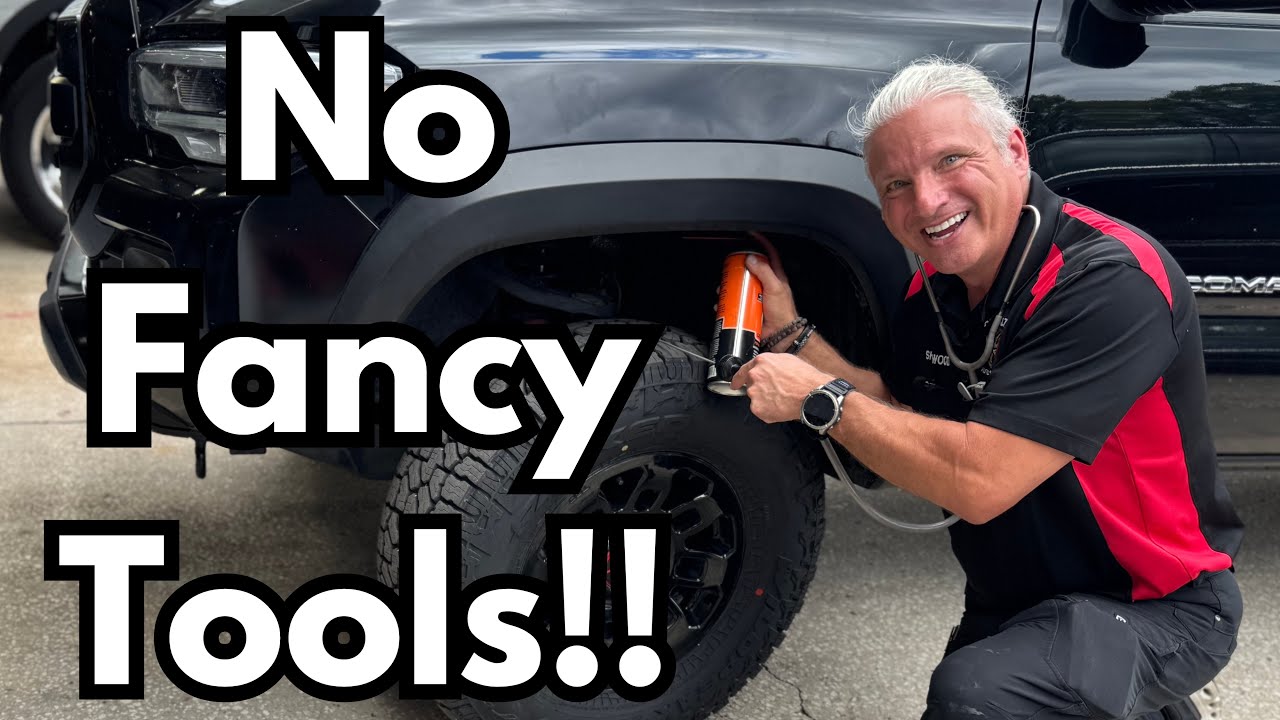 This 21 Toyota Tacoma Creaks Badly From The Front End When It Warms Up… Let’s Find The Noise! 