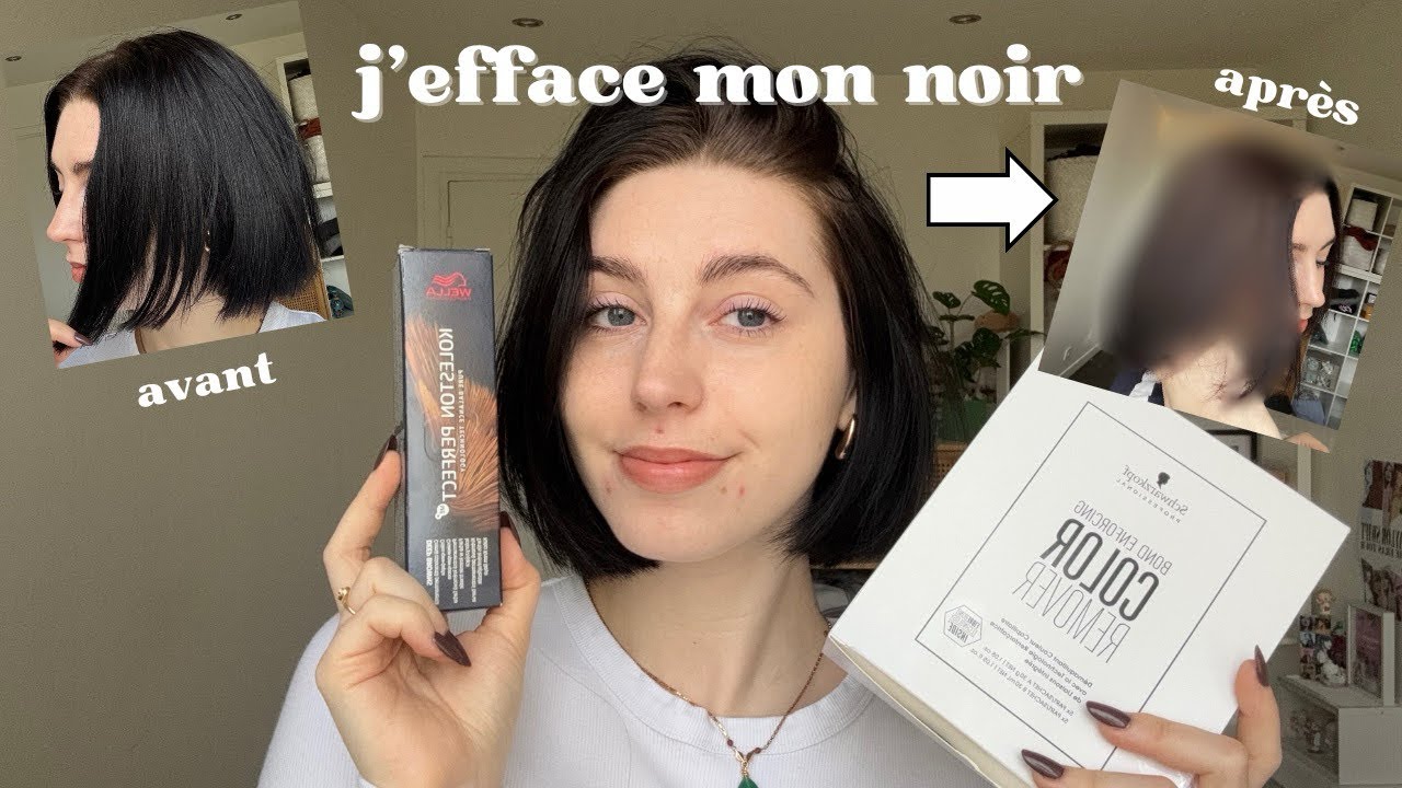 👩🏻 Le noir c’est FINI je tente de retourner au châtain 🍂🫣 (j'ai foiré la qualité de la vidéo 🗿)