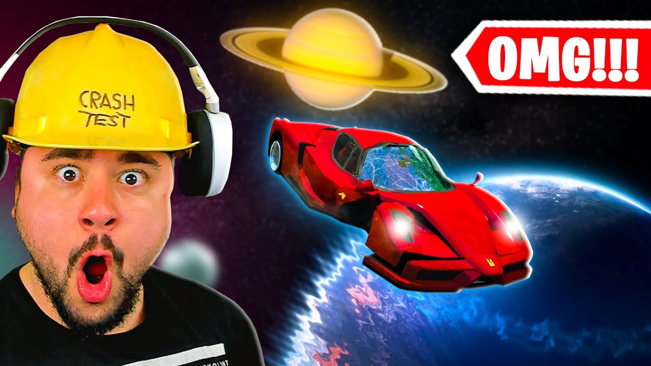 AUTOS ZERSTÖREN im WELTALL | BeamNG Drive 17.0