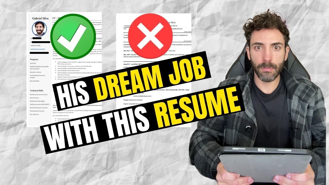 This Resume Got Him an Engineering Job in Australia