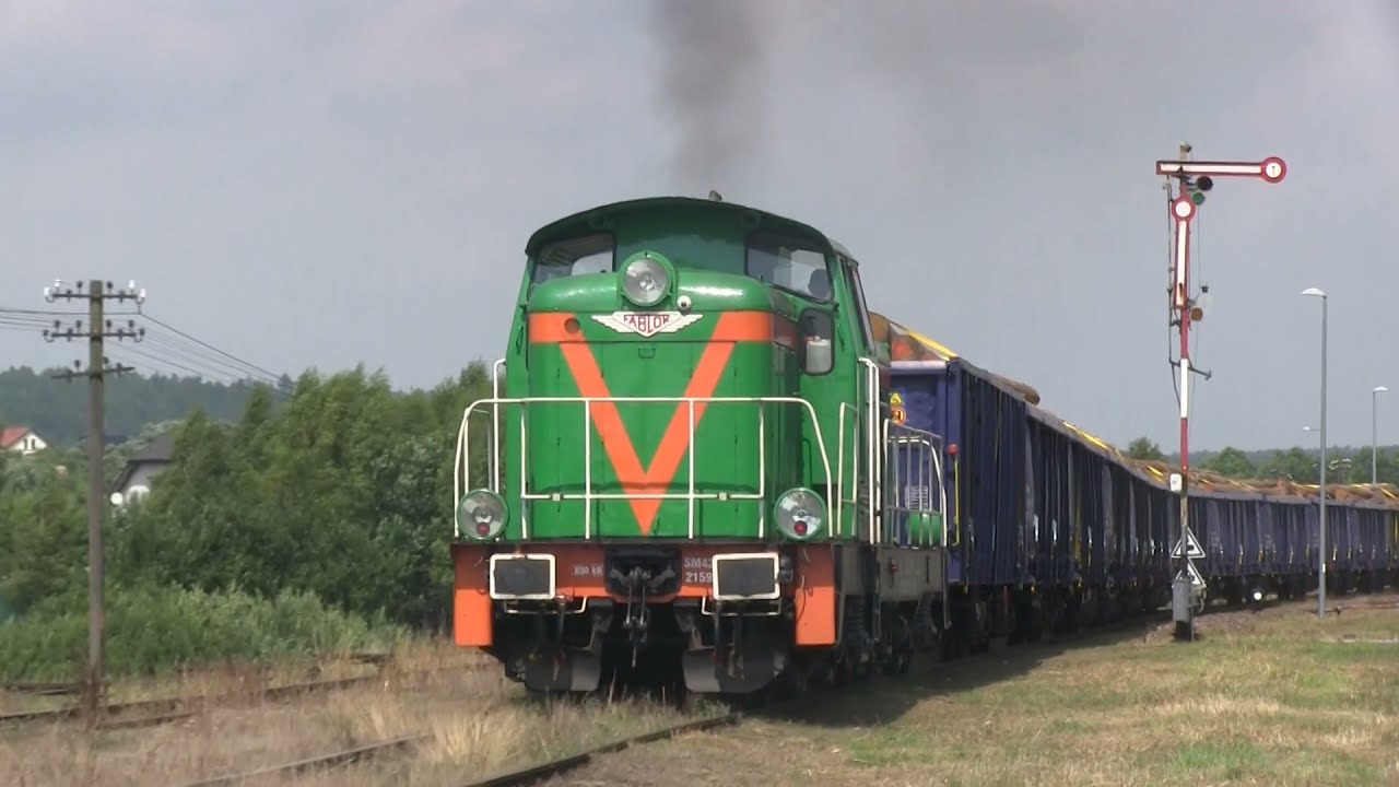 Tak nabiera rozpędu pociąg - gigant. SM42-2159.