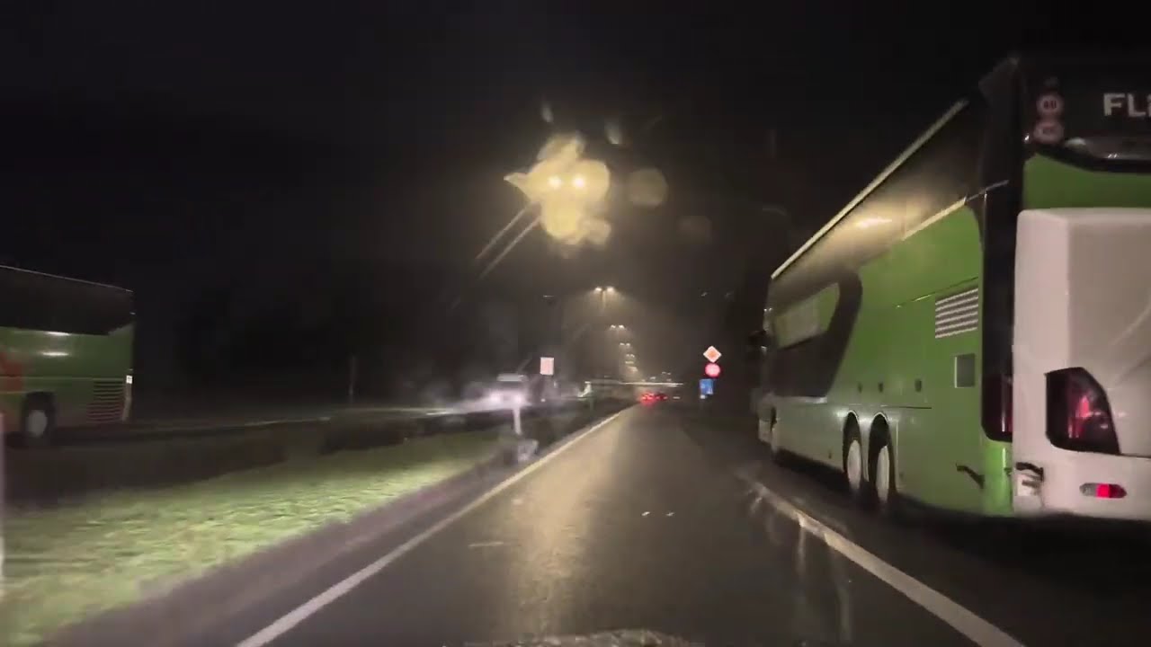 Driving in Belgium, Early morning journey through Bruges, heading towards Oostende #driving