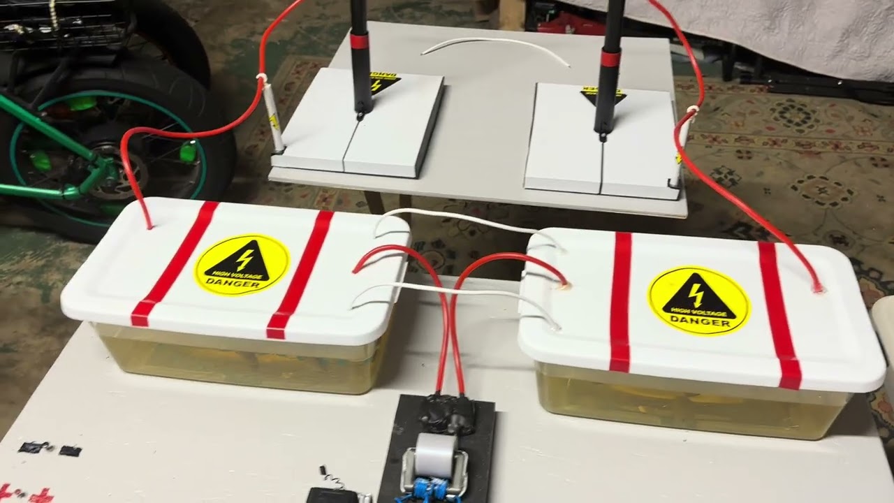 High voltage/ High output C/W Voltage Multiplier!!! Up to 500,000 volts.  👀