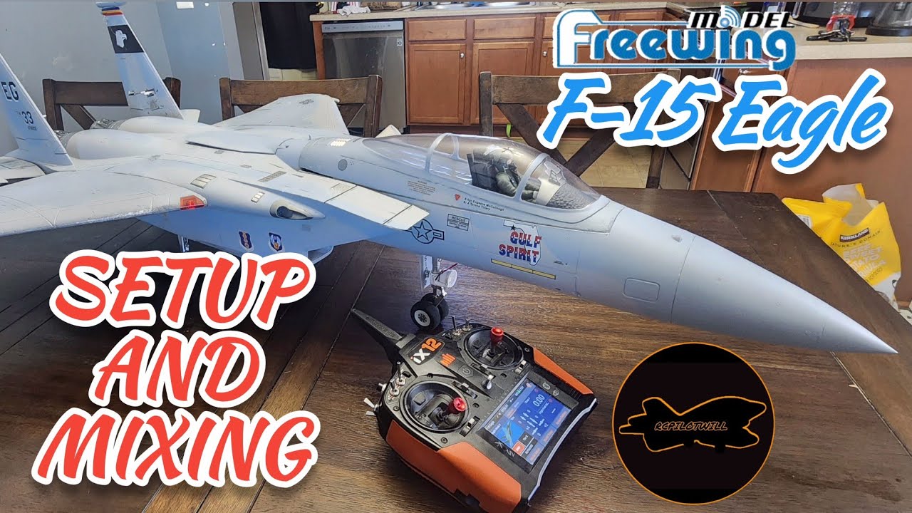 Freewing F-15 Eagle Setup for Advanced Flight #rcplane #aviation #preflight #freewing #spektrumrc