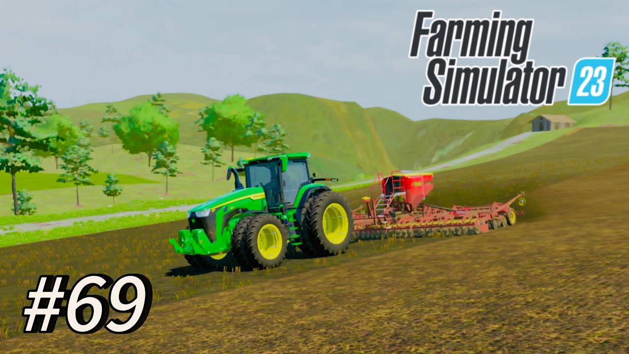 Planting soyabeans | Farming Simulator 23 | Neubrunn Map 🗺️ | Ep69 #farmingsimulator23 