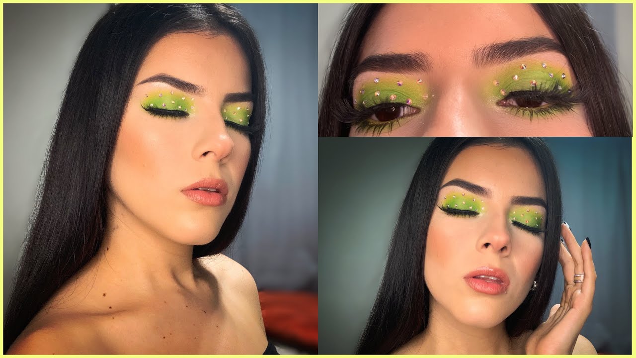 Maquillaje en tendencia con Swarovski (cristales)// Cristina Pacheco