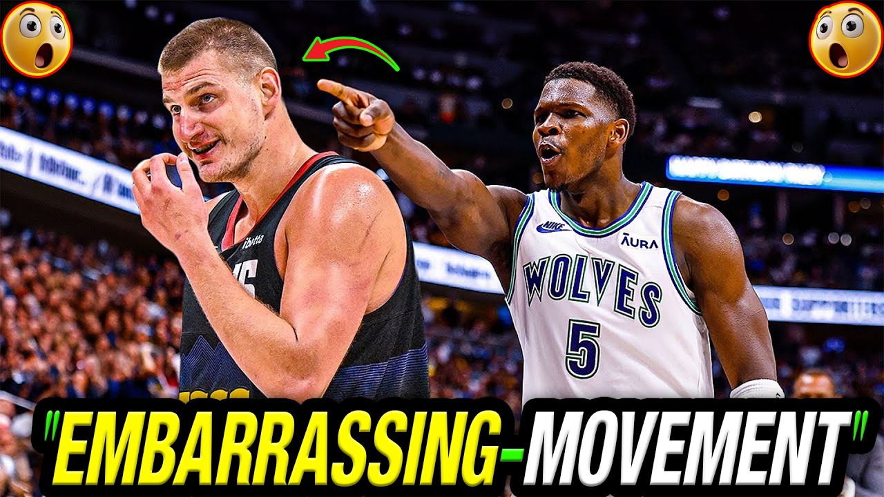 Anthony Edwards HUMILIATED Nikola Jokić 😱 | NBA Fans Stunned 🔥🏀✨
