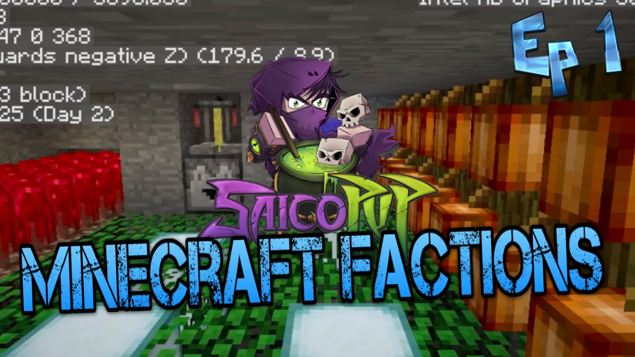 Minecraft Factions SaicoPVP Ep 1- Fast Start