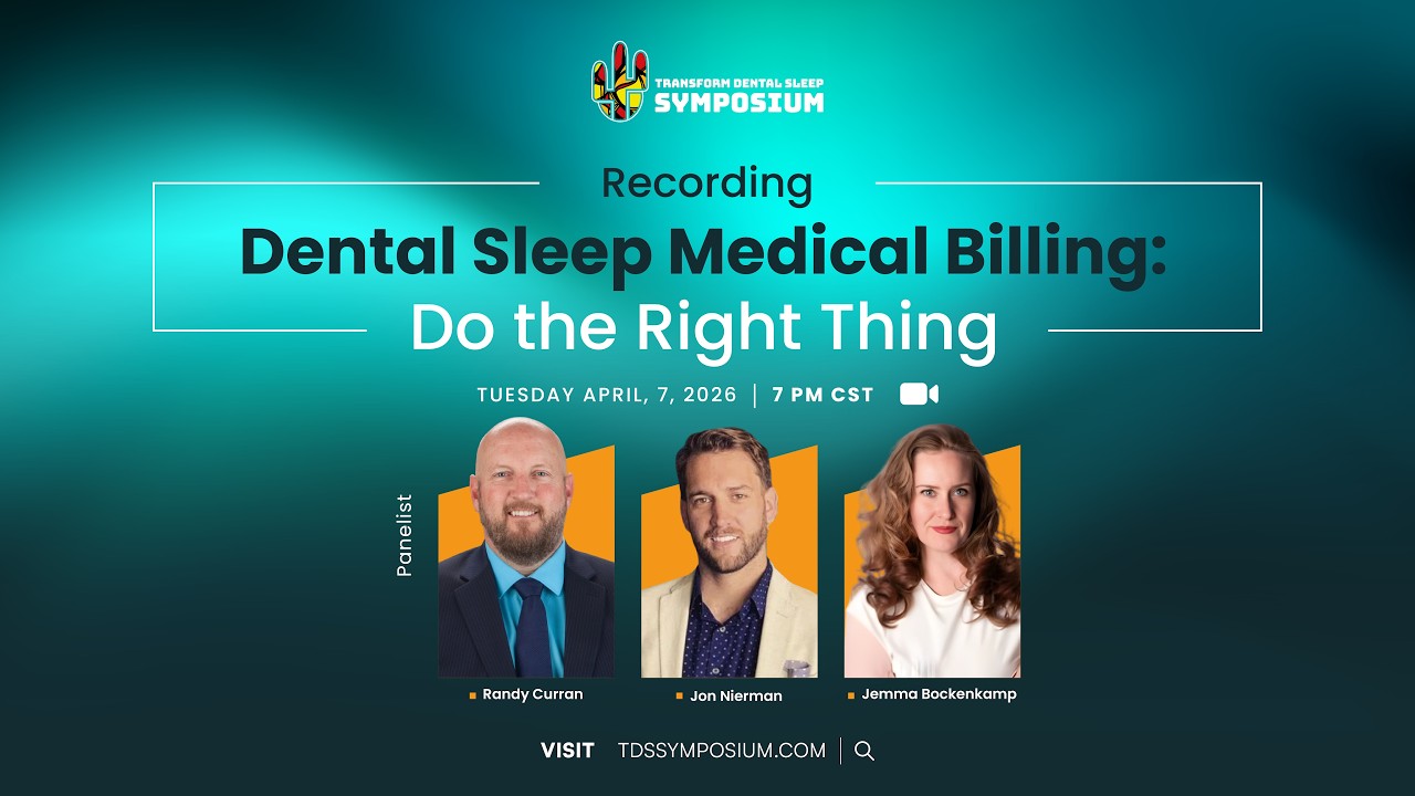 Dental Sleep Medical Billing: Do the Right Thing