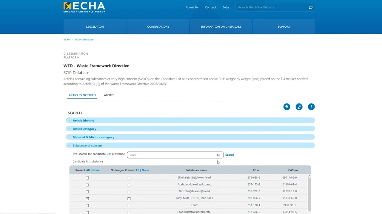 Как искать информацию в базе данных SCIP