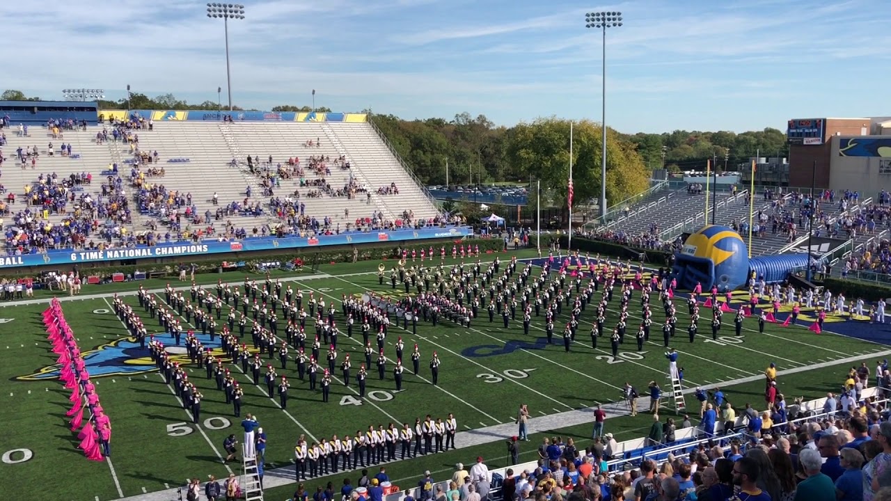 2017-10-21 UD Marching Band Pregame & Halftime