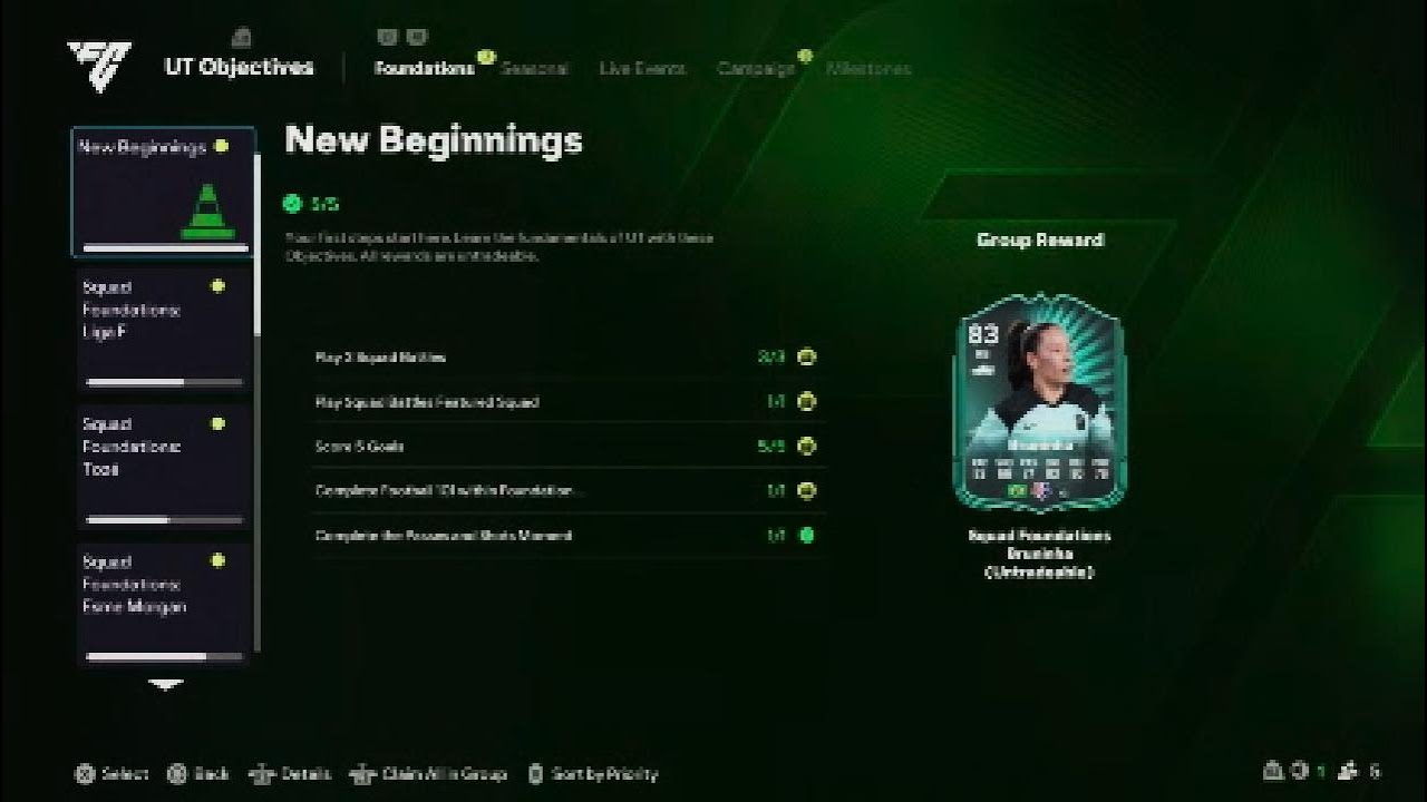 Claiming the New Beginnings Objective in FC 26