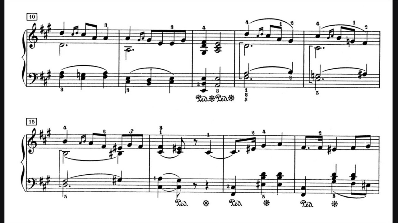 E. Grieg - Folkevise - Volksweise - Folk-Song Op.12 No.5