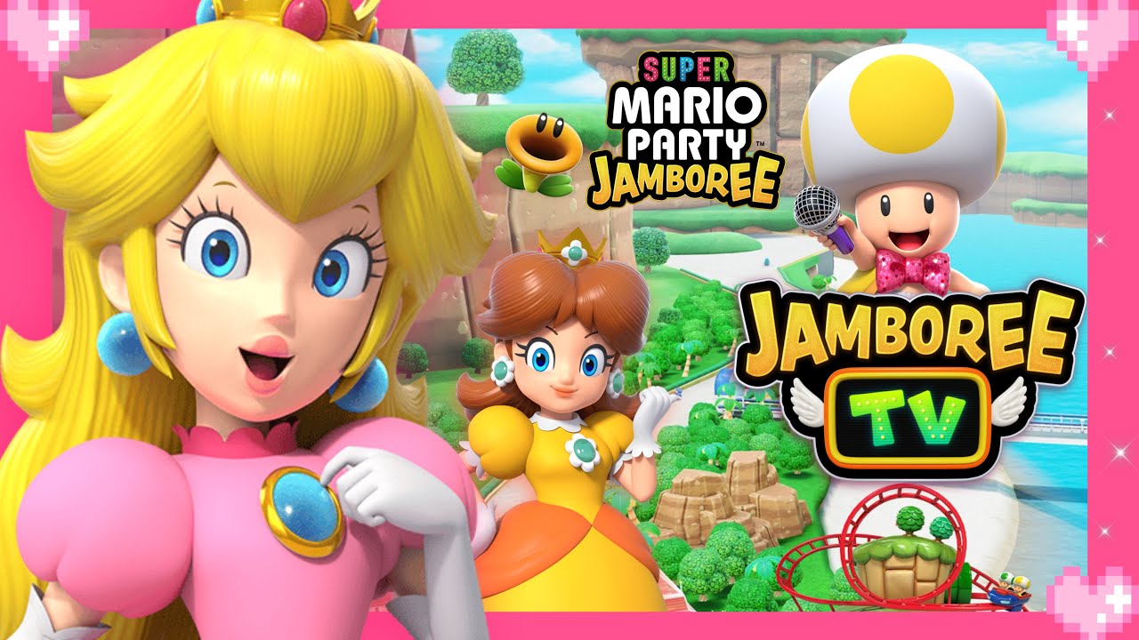 💗 Super Mario Party Jamboree TV (Carnival Coaster) Peach Gameplay 💗