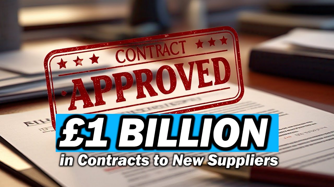 New Suppliers Wanted - &pound;1B in Gov Contracts for New Starters!