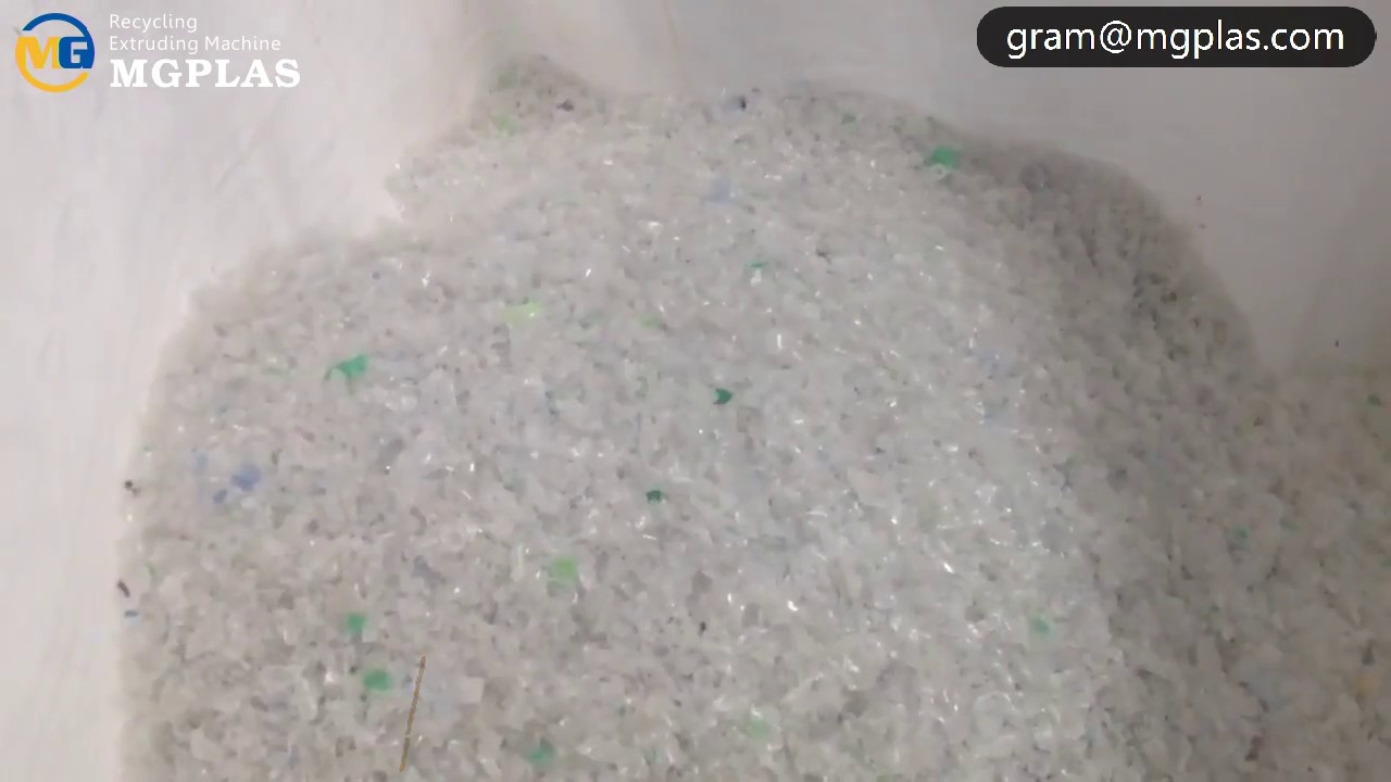 2000kgh waste plastic PET bottle washing line recycling machine