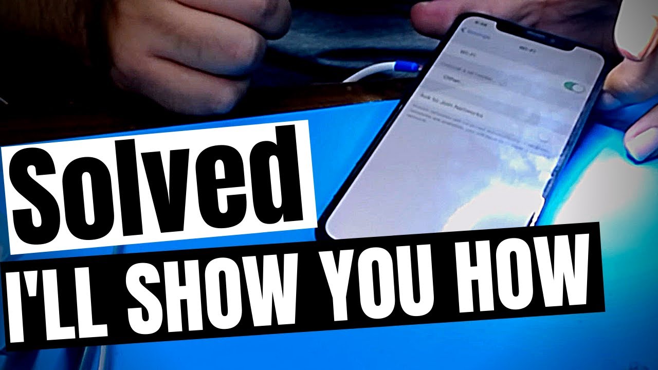 iPhone X WiFi not WORKING it Won't turn ON | Greyed out WiFi Problem SOLVED