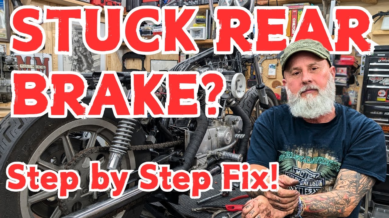 Harley Davidson Rear Brake Troubleshooting – Fixing a Stuck Brake