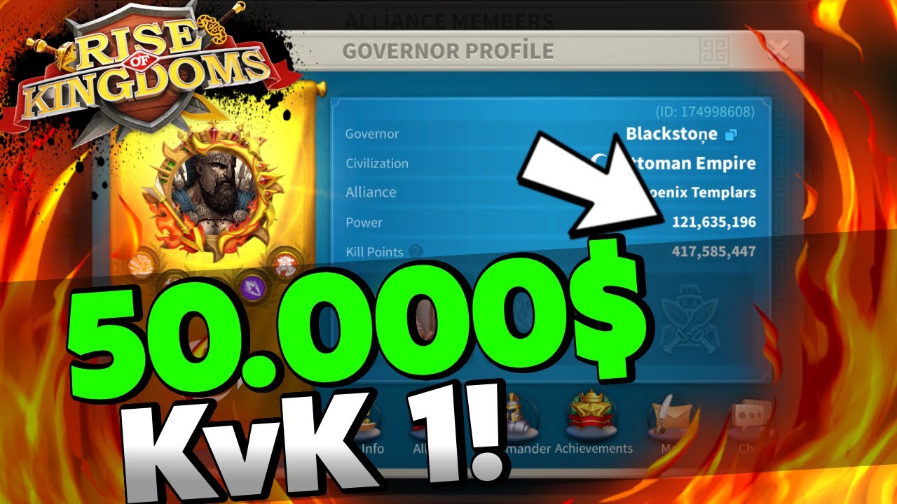 Inside of a KvK1 KRAKEN Account! T5 in 20 Days...