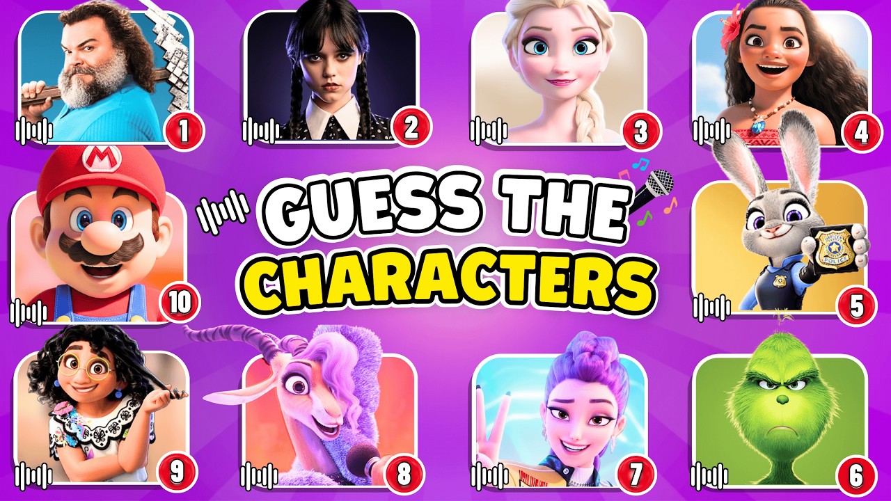 Guess The MOVIE By Emojis and Songs Quiz | Movie Song Quiz, Kpop Quiz | Kpop Demon Hunters, Zootopia