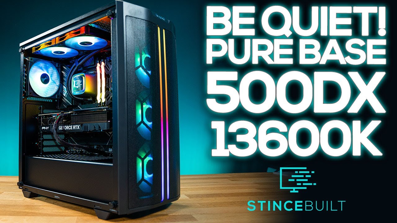 Be Quiet! Pure Base 500DX w/ PNY 4070Ti + 13600K! Custom PC