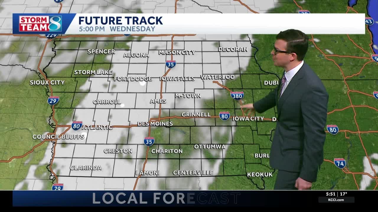 Iowa weather: Warmer temperatures moving in late week