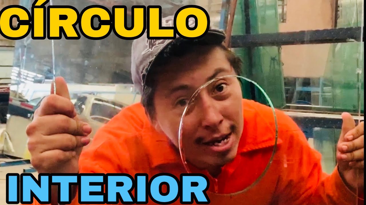 CÓMO se CORTA CÍRCULO interior en un VIDRIO. ¿ PUDIMOS ?