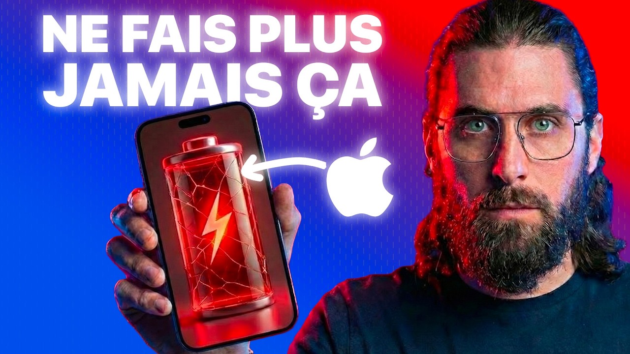 CES 6 ERREURS DÉTRUISENT LA BATTERIE DE TON iPHONE 🪫