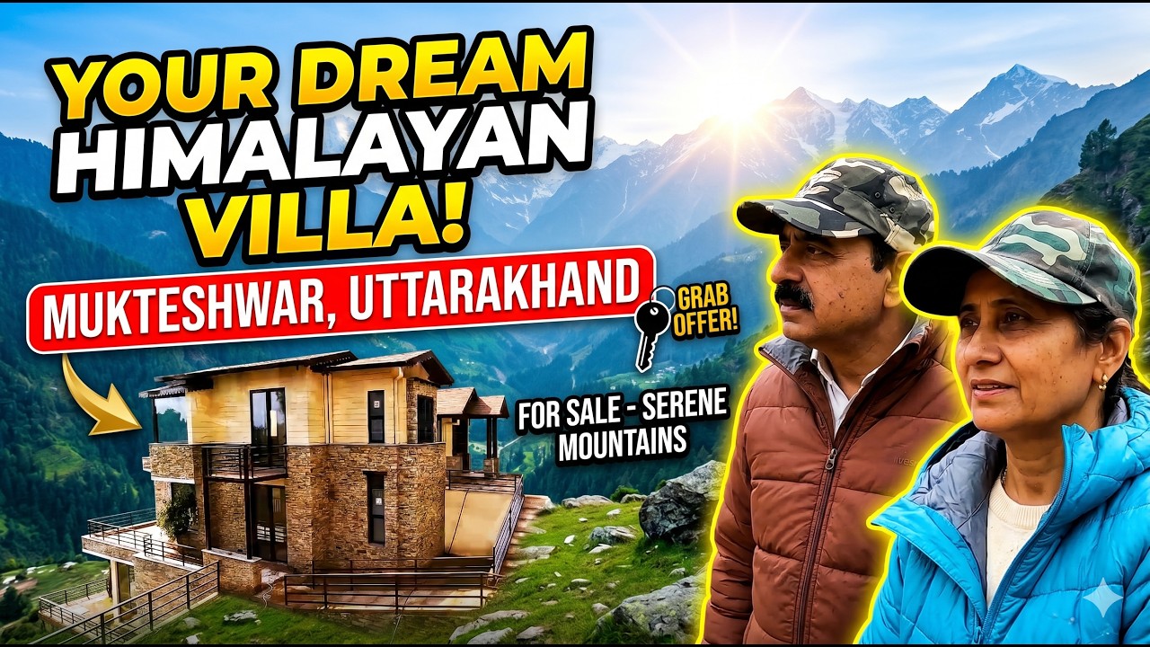 Dream Himalayan Villa for Sale in Mukteshwar, Uttarakhand! Own Your Villa in the Heart of Himalayas.