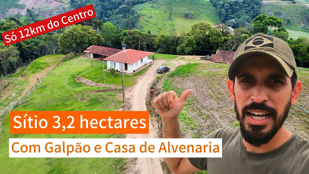 Sítio 3,2 hectares à venda - R$ 450.000 - Alfredo Wagner - Santa Catarina